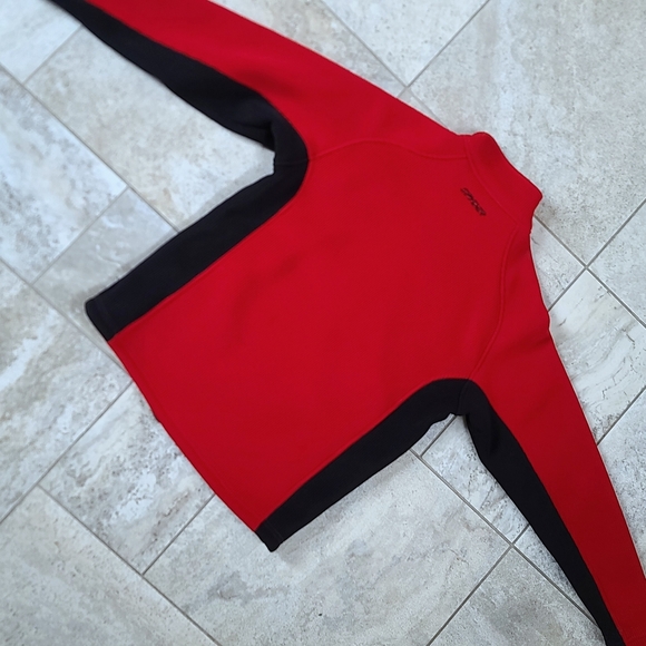 Spyder Men's Steller Full Zip Jacket Sweater, Racing Red Medium - Picture 3 of 7